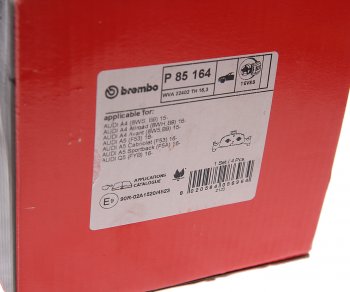 11 549 р. Колодки тормозные передние (4шт.) BREMBO Audi A4 B9 дорестайлинг,седан (2016-2020)  с доставкой в г. Калуга. Увеличить фотографию 3