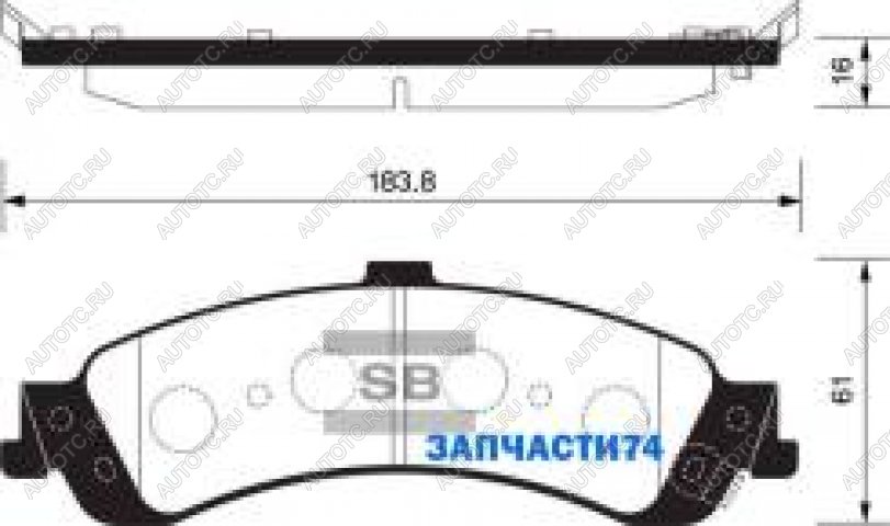 1 499 р. Колодки тормозные задние барабанные (4шт.) SANGSIN  Chevrolet Tahoe  GMT T1XX (2019-2022)    с доставкой в г. Калуга