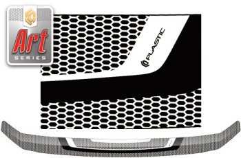 2 059 р.  Дефлектор капота CA-Plastic  Mazda CX-8  KG2P KG5P (2017-2022) (Серия Art черная)  с доставкой в г. Калуга. Увеличить фотографию 1