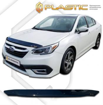 1 679 р. Дефлектор капота CA-Plastic  Subaru Legacy  BN/B15 (2017-2024) рестайлинг седан (Classic черный)  с доставкой в г. Калуга. Увеличить фотографию 1