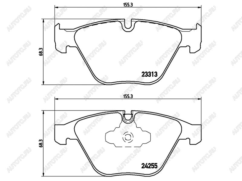 6 299 р. Колодки тормозные передние BAIKOR BMW 3 серия E92 купе дорестайлинг (2005-2010)  с доставкой в г. Калуга