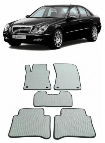 3 089 р. Текстильные коврики в салон (4matic LUX текстиль) SeinTex   Mercedes-Benz E-Class  W211 (2002-2009) дорестайлинг седан, рестайлинг седан  с доставкой в г. Калуга. Увеличить фотографию 1