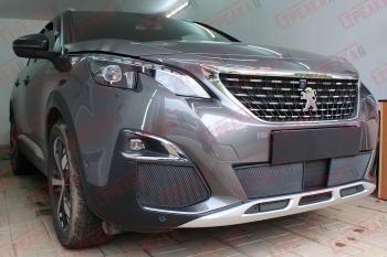 3 179 р. Защита радиатора (боковые) Стрелка11 Стандарт Peugeot 3008 2 (2016-2024) (черные)  с доставкой в г. Калуга. Увеличить фотографию 2