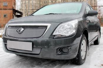 3 099 р. Защита радиатора (низ) Стрелка11 Стандарт  Chevrolet Cobalt (2011-2016), Ravon R4 (2016-2020) (хром)  с доставкой в г. Калуга. Увеличить фотографию 2