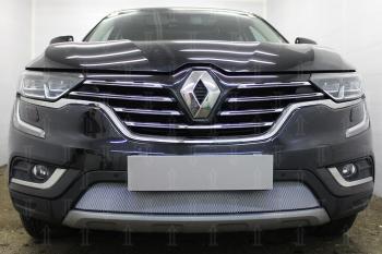 3 399 р. Защита радиатора Стрелка11 Стандарт  Renault Koleos  2 (2016-2024) (хром)  с доставкой в г. Калуга. Увеличить фотографию 1