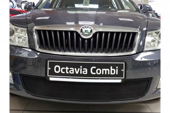 Защита радиатора Стрелка11 Стандарт Skoda Octavia A5 лифтбэк рестайлинг (2008-2013)