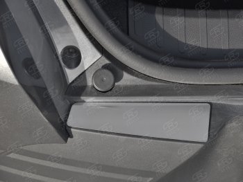699 р. Защитная накладка заднего бампера Russtal  Renault Arkana (2019-2024) (Нержавейка шлифованная)  с доставкой в г. Калуга. Увеличить фотографию 3