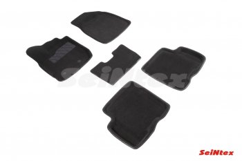 Комплект 3D ковриков в салон (ворсовые / чёрные) Seintex Renault (Рено) Arkana (Аркана) (2019-2024)