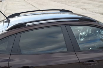 8 899 р. Рейлинги на Petroil Tuning  Renault Arkana (2019-2024) (Цвет: черный муар)  с доставкой в г. Калуга. Увеличить фотографию 2