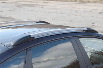 8 899 р. Рейлинги Petroil Tuning  Renault Arkana (2019-2024) (Цвет: серебристый)  с доставкой в г. Калуга. Увеличить фотографию 3