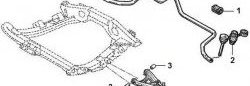 399 р. Полиуретановый сайлентблок нижнего рычага передней подвески Точка Опоры  Renault Clio ( CB,  BB) (1998-2012)  с доставкой в г. Калуга. Увеличить фотографию 2