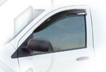 1 899 р. Дефлектора окон CA-Plastic  Renault Dokker (2012-2024) (Classic полупрозрачный, Без хром.молдинга)  с доставкой в г. Калуга. Увеличить фотографию 1
