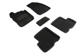 Коврики в салон SEINTEX 3D ВОРС (комплект) Renault Duster HM (2020-2024)  (Цвет: черный)