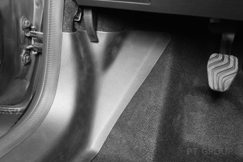 2 249 р. Накладки на ковролин пола Petroil Tuning (передние боковые)  Renault Duster  HM (2020-2024) (Текстурная поверхность (шагрень))  с доставкой в г. Калуга. Увеличить фотографию 3