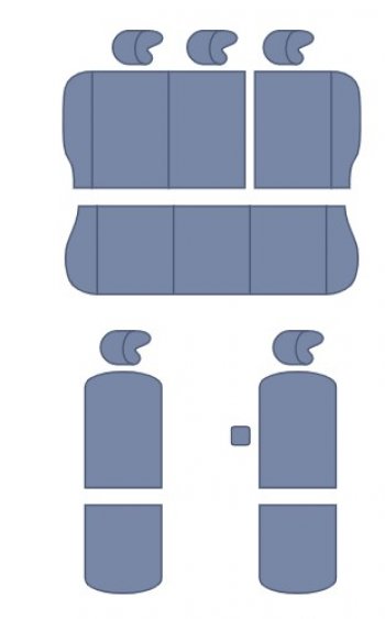 7 249 р. Чехлы сидений AUTOPILOT Алькантара (40/60, 2 П- и 3 Г-образных подголовника)  Renault Duster  HM (2020-2024) (Черный + Черный)  с доставкой в г. Калуга. Увеличить фотографию 2