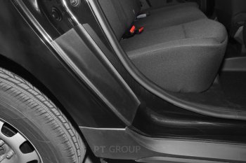 1 059 р. Пороги накладки дверей Petroil Tuning (арочная часть)  Renault Duster  HM (2020-2024) (Текстурная поверхность (шагрень))  с доставкой в г. Калуга. Увеличить фотографию 3