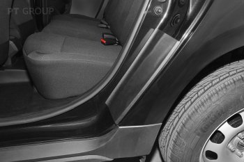 1 059 р. Пороги накладки дверей Petroil Tuning (арочная часть)  Renault Duster  HM (2020-2024) (Текстурная поверхность (шагрень))  с доставкой в г. Калуга. Увеличить фотографию 4