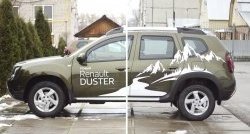 8 749 р. Накладки на колёсные арки RA  Renault Duster  HS (2015-2021) (Неокрашенные)  с доставкой в г. Калуга. Увеличить фотографию 2