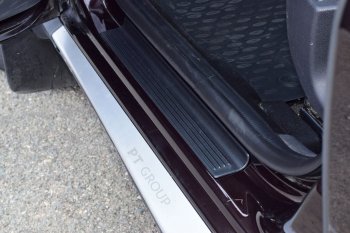 949 р. Пороги накладки передних дверей Petroil Tuning  Renault Duster  HS (2010-2021)  с доставкой в г. Калуга. Увеличить фотографию 3
