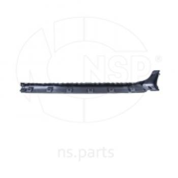 5 849 р. Пластиковый правый порог NSP  Renault Duster  HS (2010-2021) (Неокрашенный)  с доставкой в г. Калуга. Увеличить фотографию 1