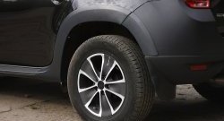 8 599 р. Накладки арок RA (комплект)  Renault Duster  HS (2010-2015) (Поверхность шагрень)  с доставкой в г. Калуга. Увеличить фотографию 3