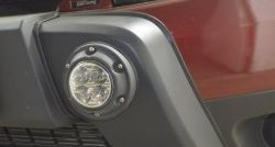8 549 р. Накладка-кенгурятник Kart RS Renault Duster HS дорестайлинг (2010-2015) (Неокрашенная)  с доставкой в г. Калуга. Увеличить фотографию 4