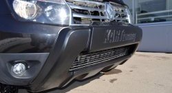 8 549 р. Накладка-кенгурятник Kart RS Renault Duster HS дорестайлинг (2010-2015) (Неокрашенная)  с доставкой в г. Калуга. Увеличить фотографию 5