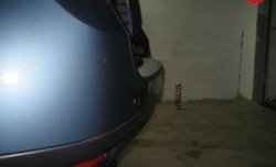 1 549 р. Верхняя зашитная накладка Kart на задний бампер для багажного отделения Renault Duster HS дорестайлинг (2010-2015)  с доставкой в г. Калуга. Увеличить фотографию 2
