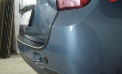 1 549 р. Верхняя зашитная накладка Kart на задний бампер для багажного отделения Renault Duster HS дорестайлинг (2010-2015)  с доставкой в г. Калуга. Увеличить фотографию 3
