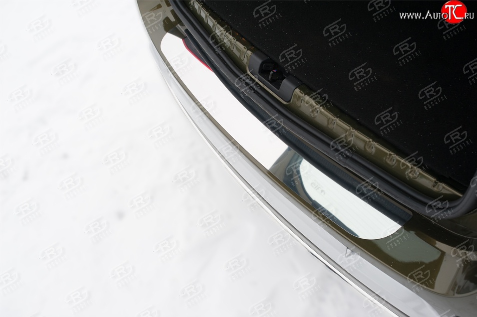 1 049 р. Накладка защитная на задний бампер (рестайлинг) Russtal Renault Duster HS рестайлинг (2015-2021)  с доставкой в г. Калуга