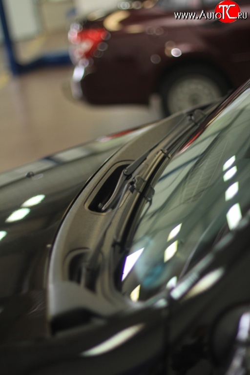 2 679 р. Обтекатель дворников на автомобиль Petroil Tuning  Renault Duster  HS (2010-2015) (Текстурная поверхность)  с доставкой в г. Калуга