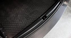 Пластиковый порожек в багажник автомобиля RA Renault Duster HS рестайлинг (2015-2021)  (Со скотчем)