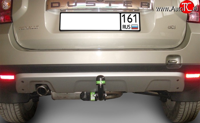 6 999 р. Фаркоп Лидер Плюс  Renault Duster  HS (2010-2021) (Без электропакета)  с доставкой в г. Калуга