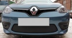 1 469 р. Сетка на бампер Russtal (черная)  Renault Fluence (2010-2012)  с доставкой в г. Калуга. Увеличить фотографию 3