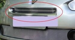 1 539 р. Сетка в решетку радиатора Russtal  Renault Fluence (2010-2012) (хром)  с доставкой в г. Калуга. Увеличить фотографию 1