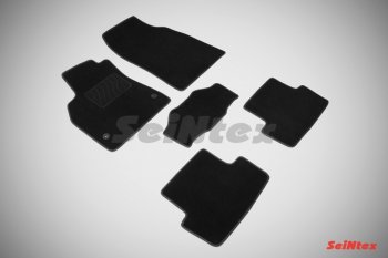 2 499 р. Комплект ворсовых ковриков в салон LUX Seintex  Renault Fluence (2010-2012) (Чёрный)  с доставкой в г. Калуга. Увеличить фотографию 1