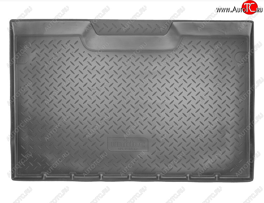1 589 р. Коврик в багажник Norplast Unidec  Renault Kangoo  KW0 (2008-2013) (Цвет: черный)  с доставкой в г. Калуга