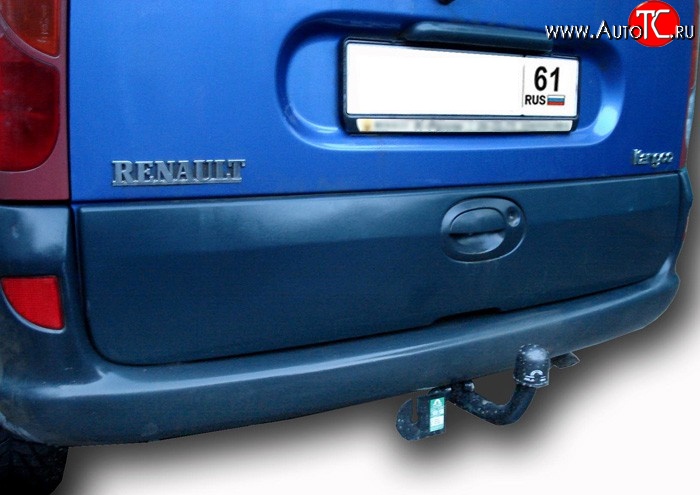 6 999 р. Фаркоп Лидер Плюс  Renault Kangoo  KC (1997-2007) (Без электропакета)  с доставкой в г. Калуга