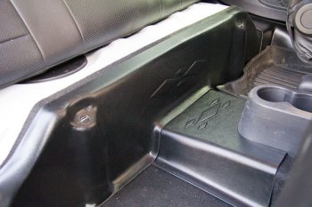 2 699 р. Накладки на ковролин АртФорм  Renault Kaptur (2016-2020) (Под заднее сиденье и на задний тоннель пола)  с доставкой в г. Калуга. Увеличить фотографию 1