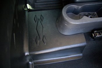 2 699 р. Накладки на ковролин АртФорм  Renault Kaptur (2016-2020) (Под заднее сиденье и на задний тоннель пола)  с доставкой в г. Калуга. Увеличить фотографию 3