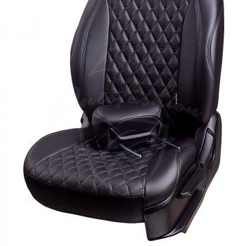 Чехлы для сидений Lord Autofashion Байрон (экокожа, 60/40, 3 Г-образных подголовника) Renault (Рено) Kaptur (Каптур) (2016-2020) дорестайлинг