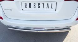 18 549 р. Защита заднего бампера (Ø75x42 мм, нержавейка) Russtal  Renault Koleos ( 1) (2007-2016)  с доставкой в г. Калуга. Увеличить фотографию 4