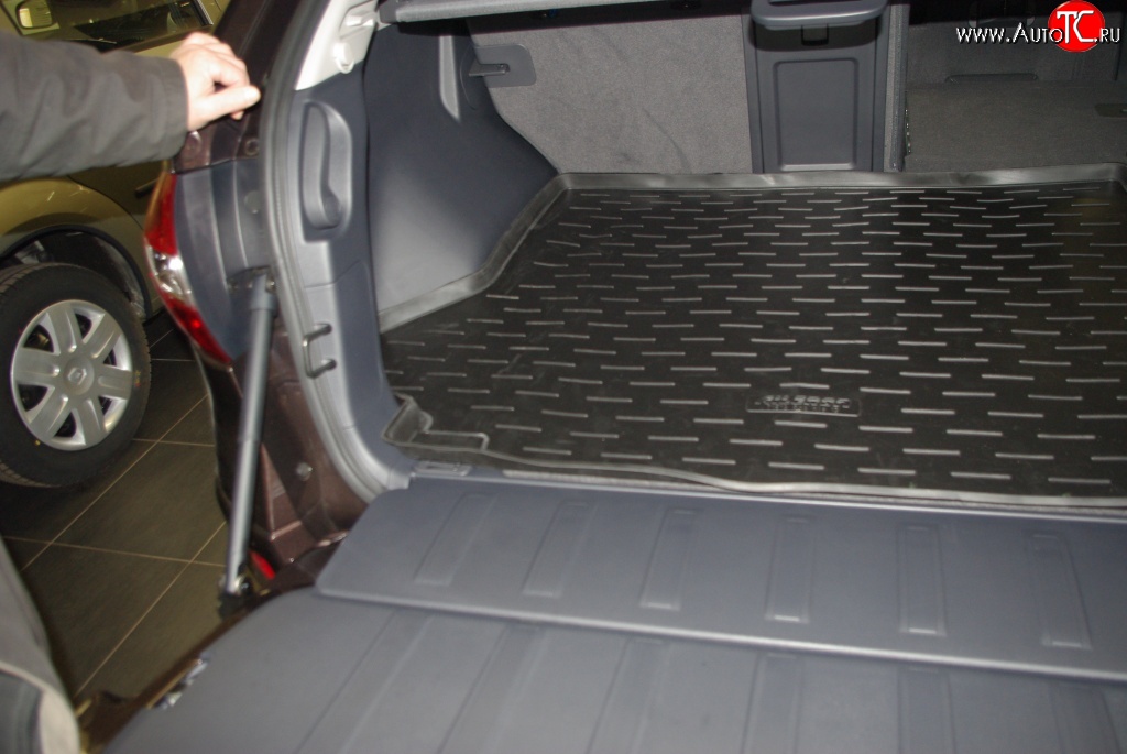 1 199 р. Коврик в багажник Aileron (полиуретан) Renault Koleos 1 Phase 2 (2011-2013)  с доставкой в г. Калуга