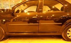 3 399 р. Пороги накладки Classic-Sport  Renault Logan  1 (2004-2016) (Неокрашенные)  с доставкой в г. Калуга. Увеличить фотографию 1