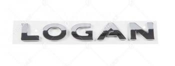 Эмблема LOGAN на крышку багажника RENAULT Renault (Рено) Logan (Логан) ( 1,  2) (2004-2018) 1, 2 дорестайлинг, рестайлинг, дорестайлинг