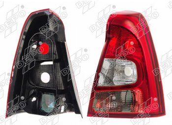3 299 р. Правый фонарь задний DEPO  Renault Logan  1 (2010-2016)  с доставкой в г. Калуга. Увеличить фотографию 1