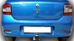 5 999 р. Фаркоп Лидер Плюс Renault Logan 2 дорестайлинг (2014-2018) (Без электропакета)  с доставкой в г. Калуга. Увеличить фотографию 1