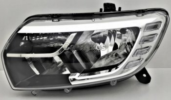 15 249 р. Левая передняя фара DEPO (с ДХО) Renault Sandero (B8) рестайлинг (2018-2024)  с доставкой в г. Калуга. Увеличить фотографию 1