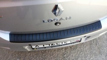 1 089 р. Накладка защитная на задний бампер Yuago  Renault Logan  2 (2014-2024)  с доставкой в г. Калуга. Увеличить фотографию 2