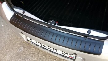 1 089 р. Накладка защитная на задний бампер Yuago Renault Logan 2 дорестайлинг (2014-2018)  с доставкой в г. Калуга. Увеличить фотографию 3